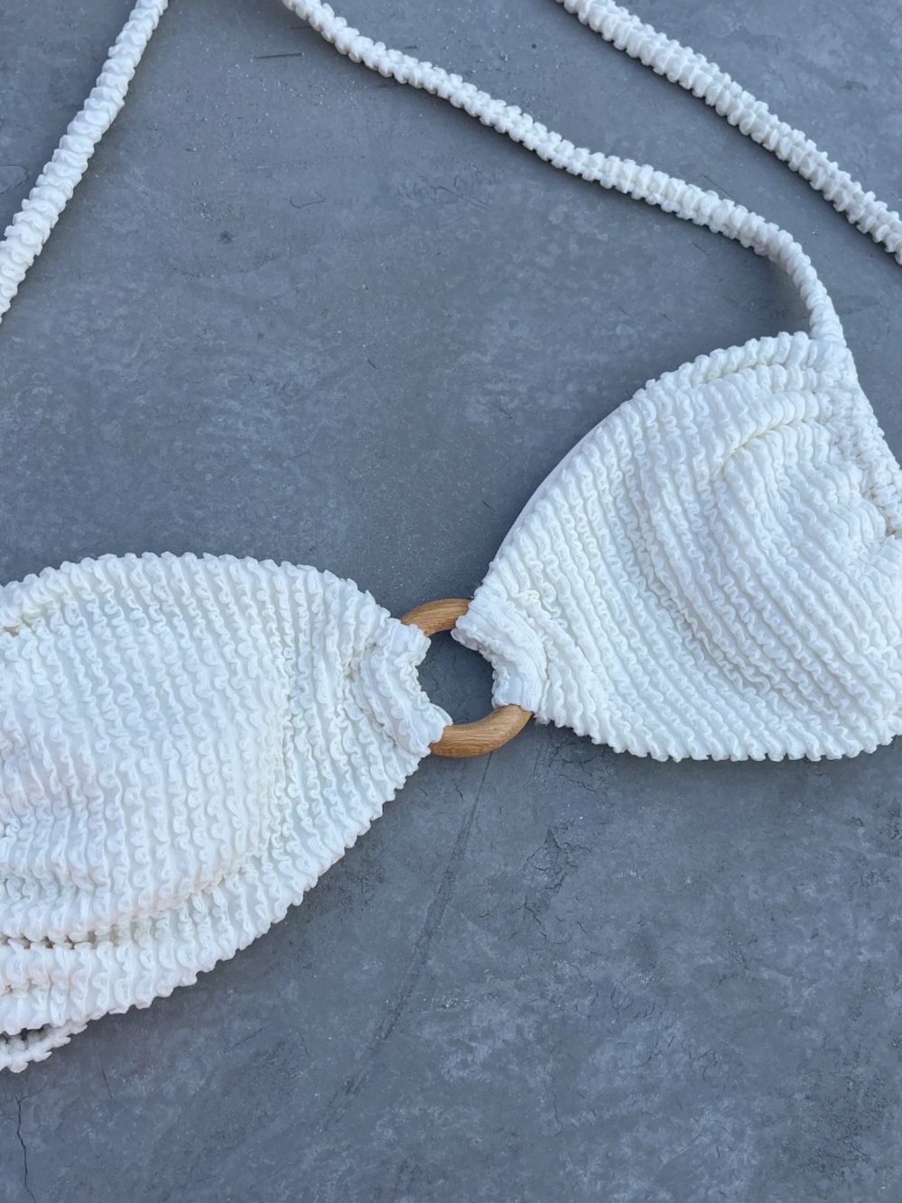 Textured Ripple Bikini Set O ring - Picture 2 of 5